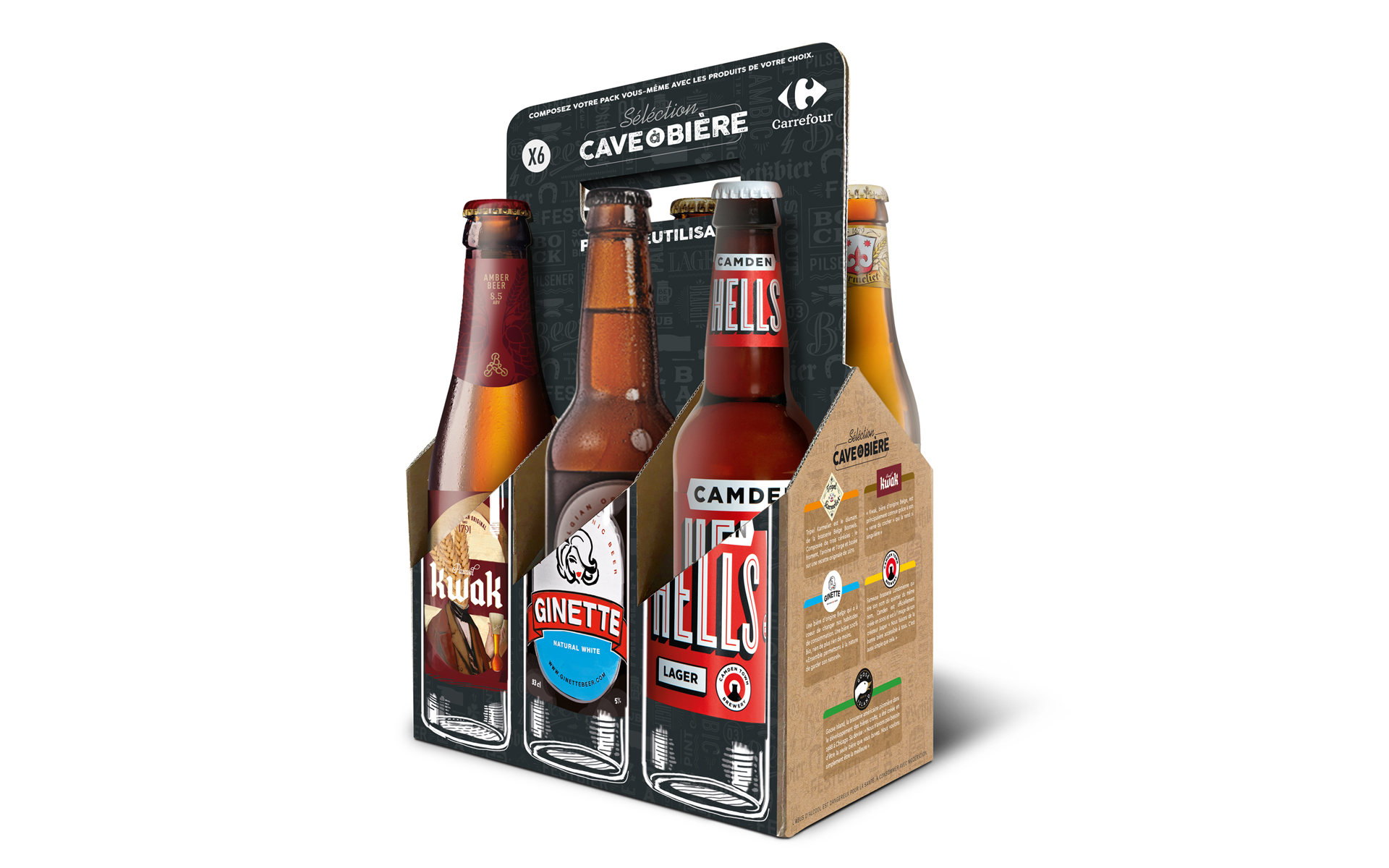 habillages Basket Packs bières